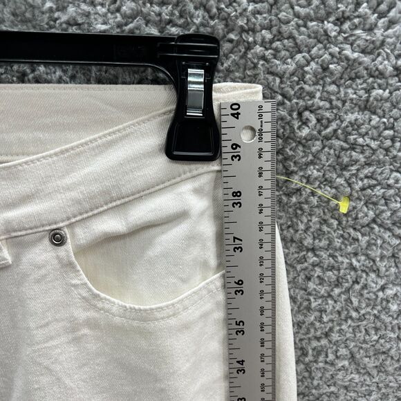 Southern Tide Women White Stretch Skinny Jean Resort Tapered size 29 - Picture 9 of 16